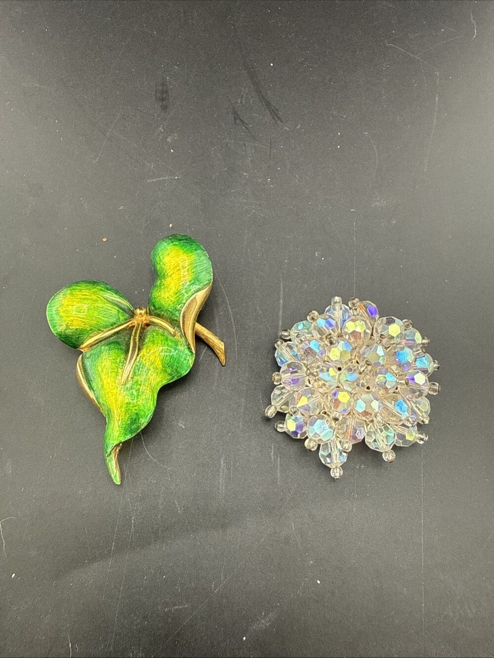 Lot Of 2 Brooches Early 2000s